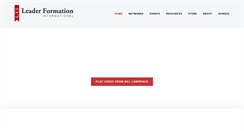 Desktop Screenshot of leaderformation.org
